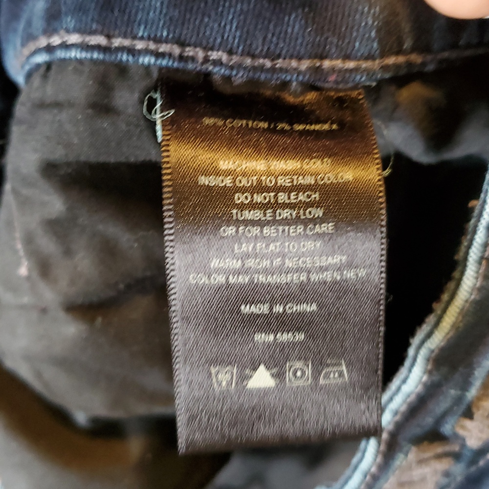 KUT Dark Blue Jeans Size 12 - Picture 3 of 11